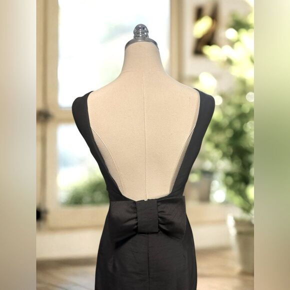 🔥 Alfred Sung Bow Back Sheath Cocktail Dress Size 14 - Picture 16 of 16